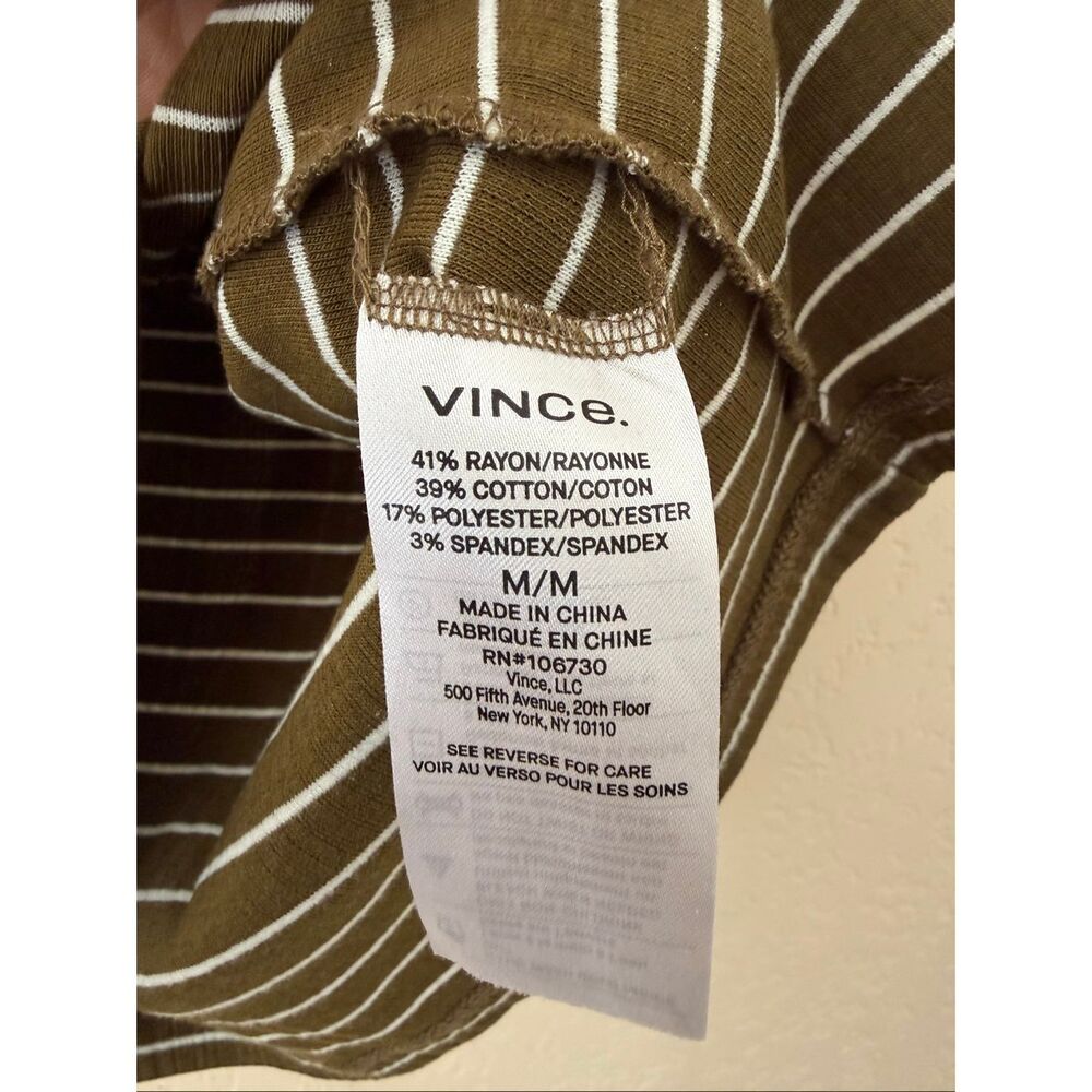 Vince Stripe Variegated Rib Top - Picture 7 of 7